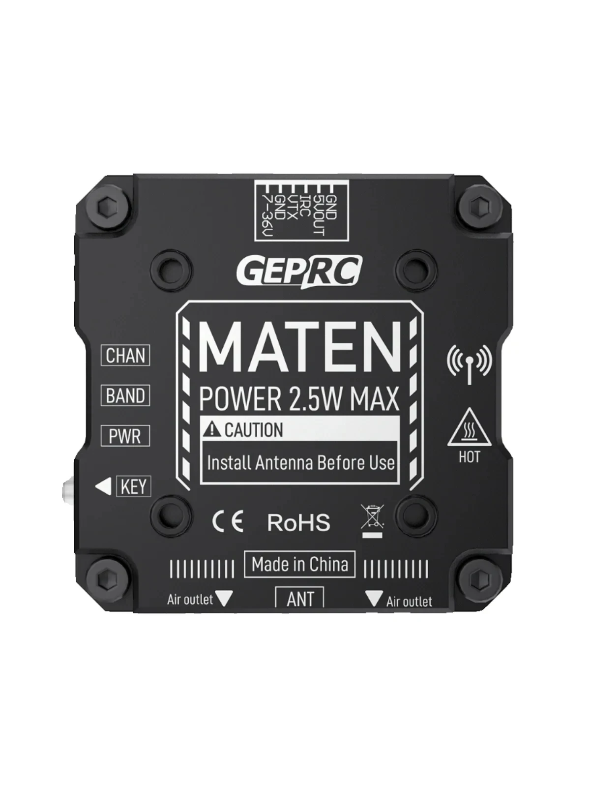 GEPRC MATEN 5.8 グラム 2.5 ワット VT - Foxeer Reaper Extreme 2.5W Vtx のレビューと価格